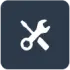 Wrench and screwdriver icon